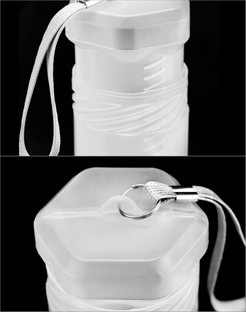 QWORK Extendable Artist Storage Tube - Durable Plastic, 2 Pack 2 Pack, Clear