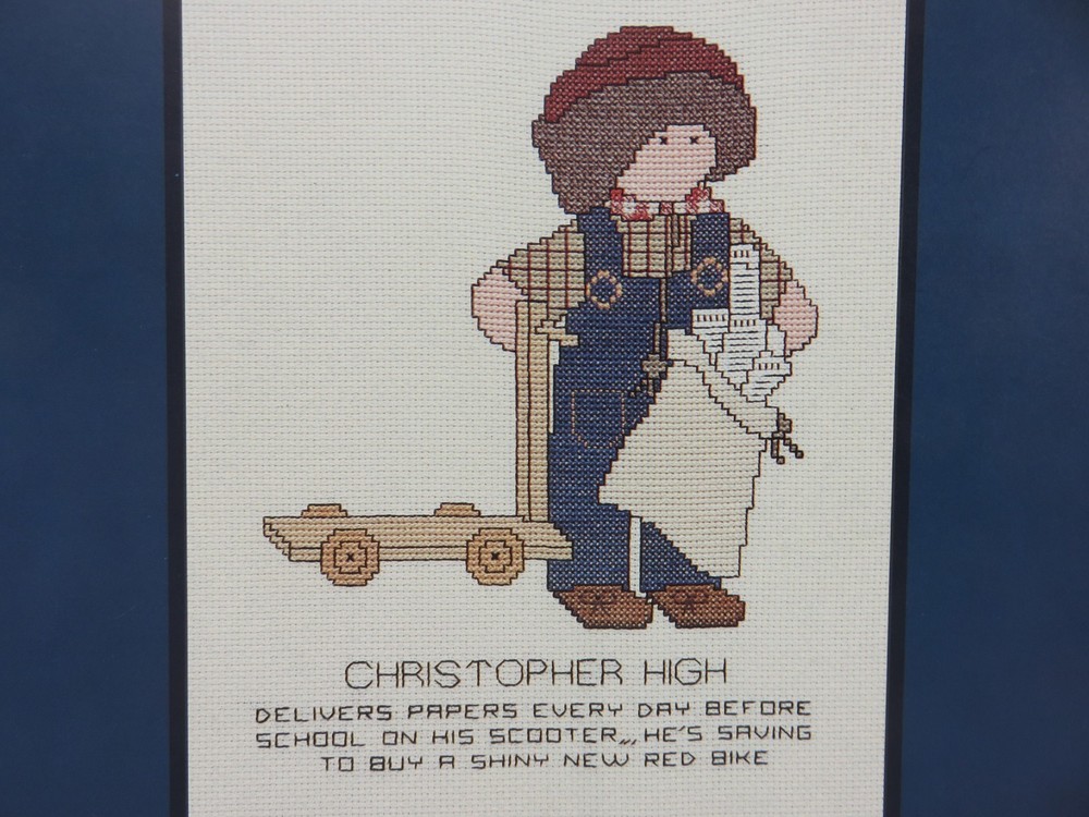 Lizzie High CHRISTOPHER HIGH Cross Stitch Pattern Chart Leaflet NEW