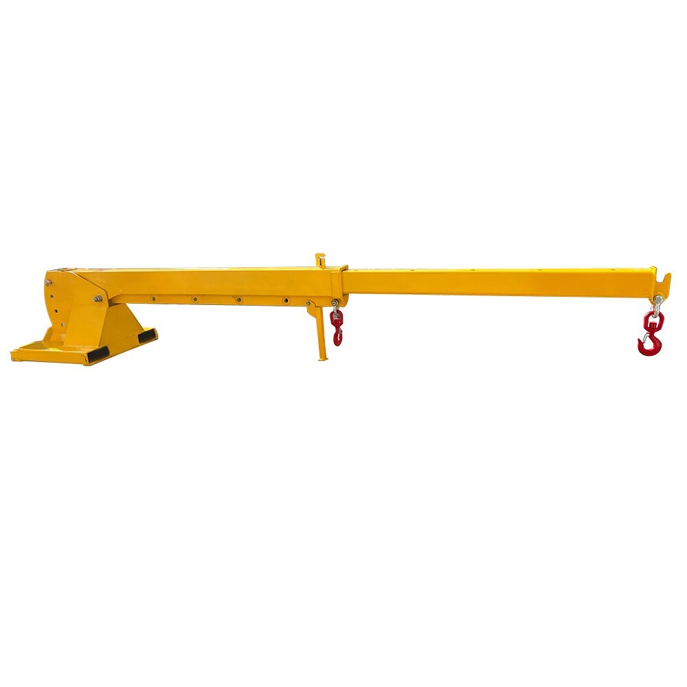 4400lbs Adjustable Forklift Mobile Crane, Lifting Forklift Extension Attachments