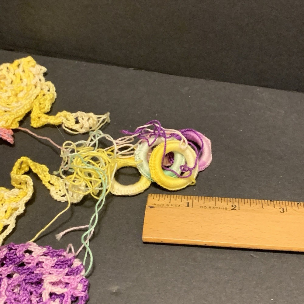 Crochet Unfinished Project Easter Basket Ornaments