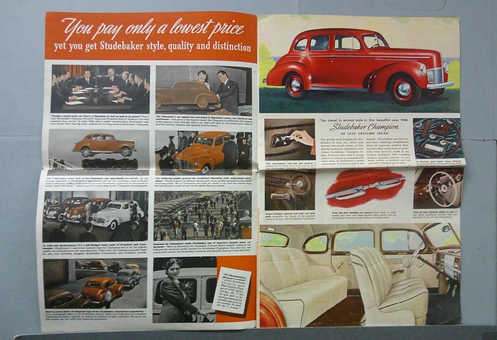 1940 Studebaker Champion Sales Catalog