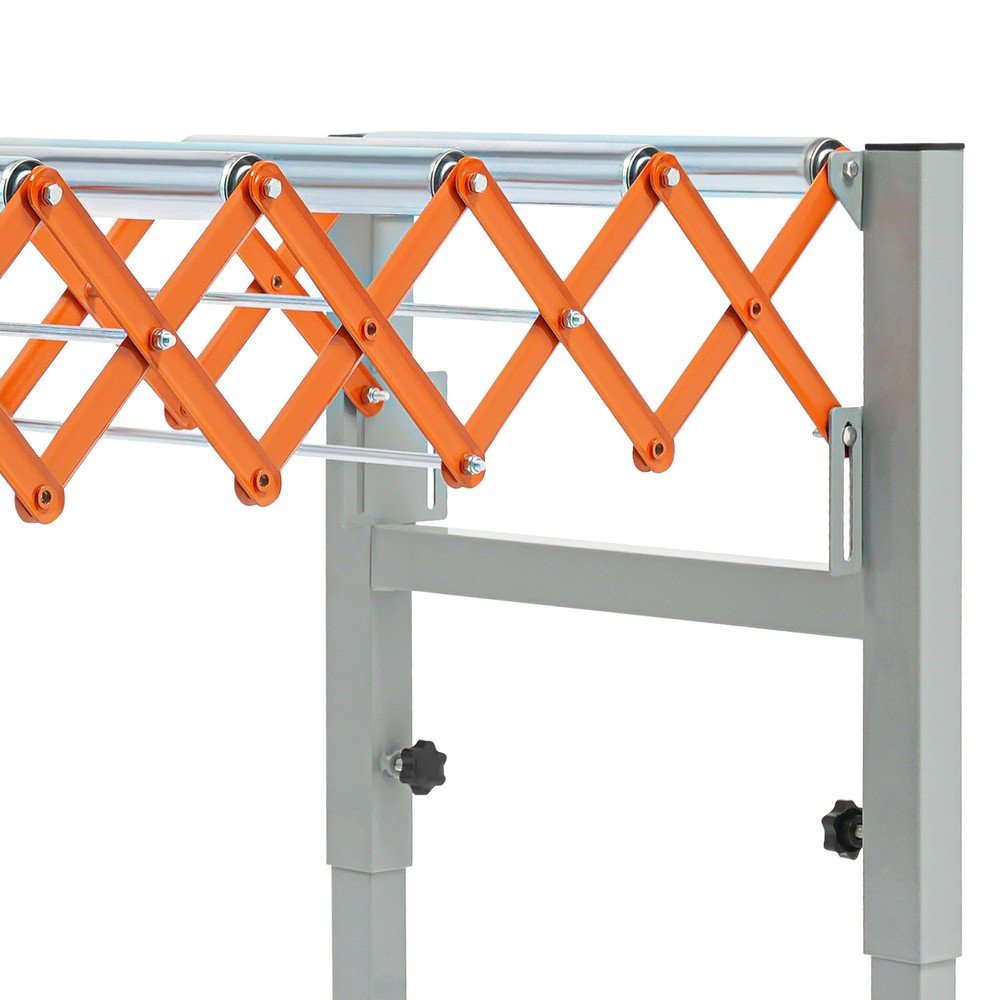 Adjustable Conveyor Table Flexible & Extendable Conveyor Roller Table 50kg max.