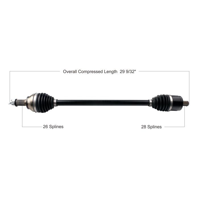 Tytaneum Front Left Right HD CV Axle 813-0326