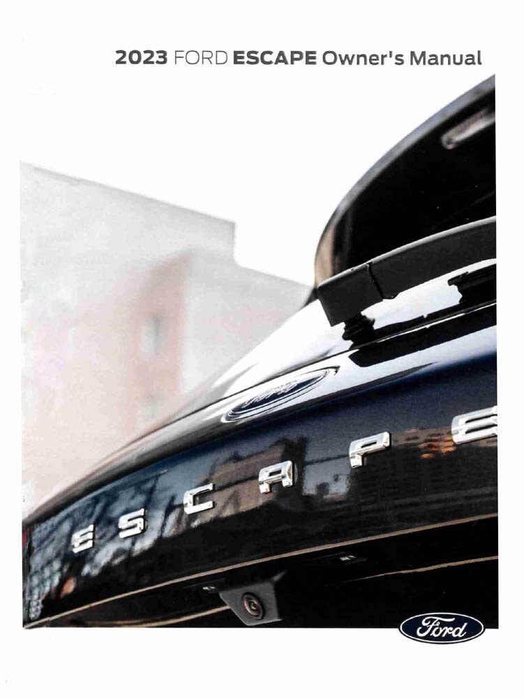 2023 Ford Truck Escape Owner's Manual
