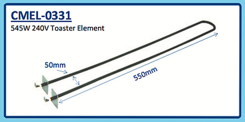 545W 240V TOASTER ELEMENT CMEL-0331