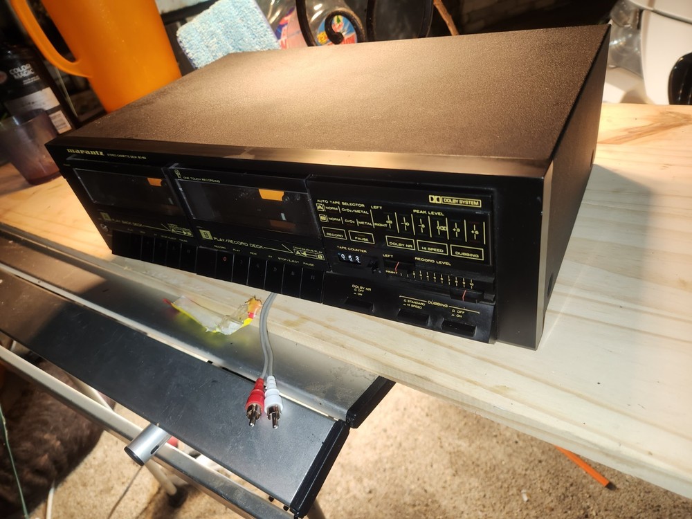 🔥 Marantz SD-162 Dual Cassette Deck Vintage Cleaned And Serviced 🔥