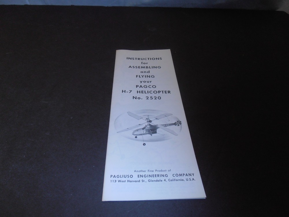 Pagco H-7 Helicopter Manual