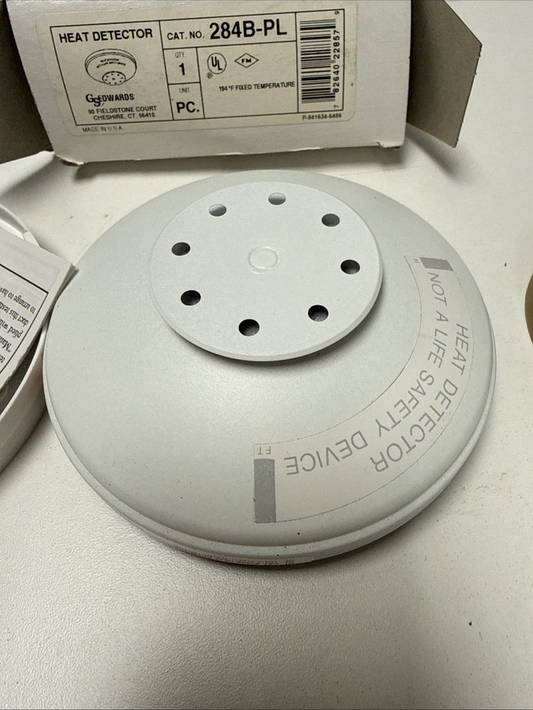 Edwards 284B-PL Heat Detector 194 Fixed