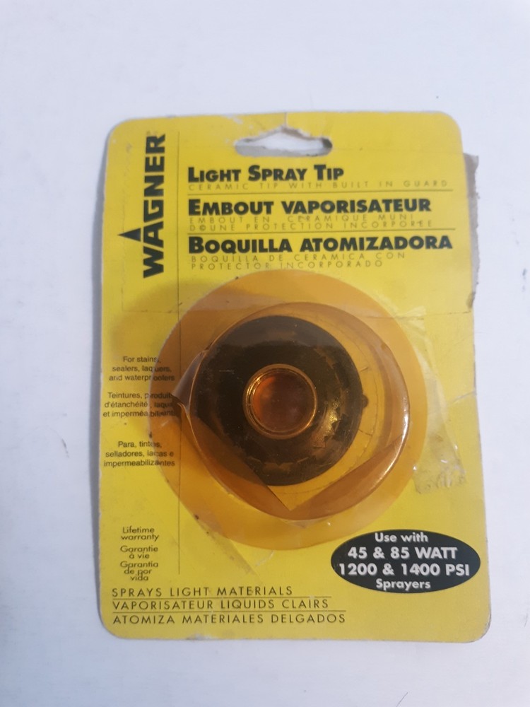 Wagner Light Spray Tip Ceramic Tip Built in Guard Opened box