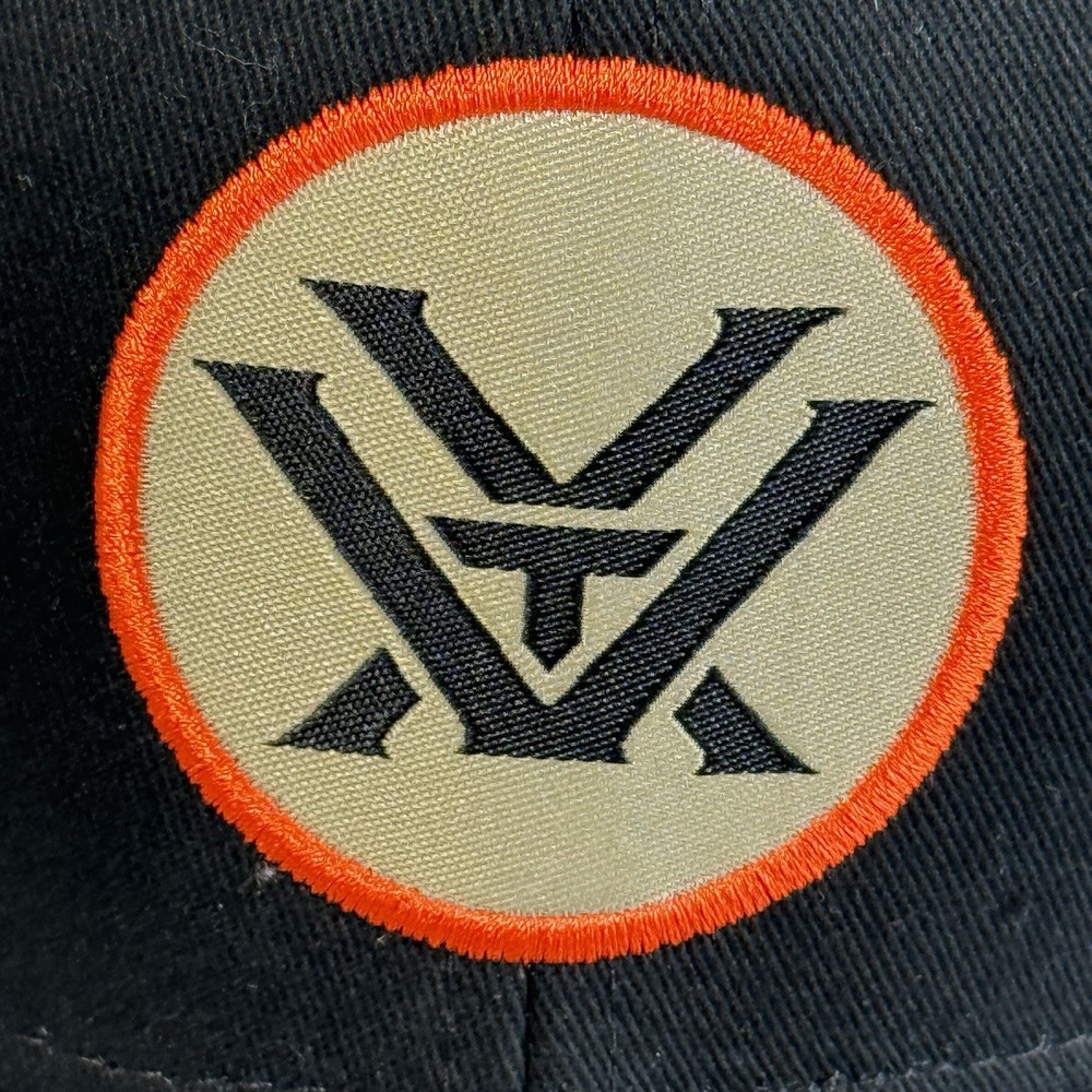 Vortex Hat Cap Circle Patch Logo Snapback Rifle Optics Scopes Sights Black Gray