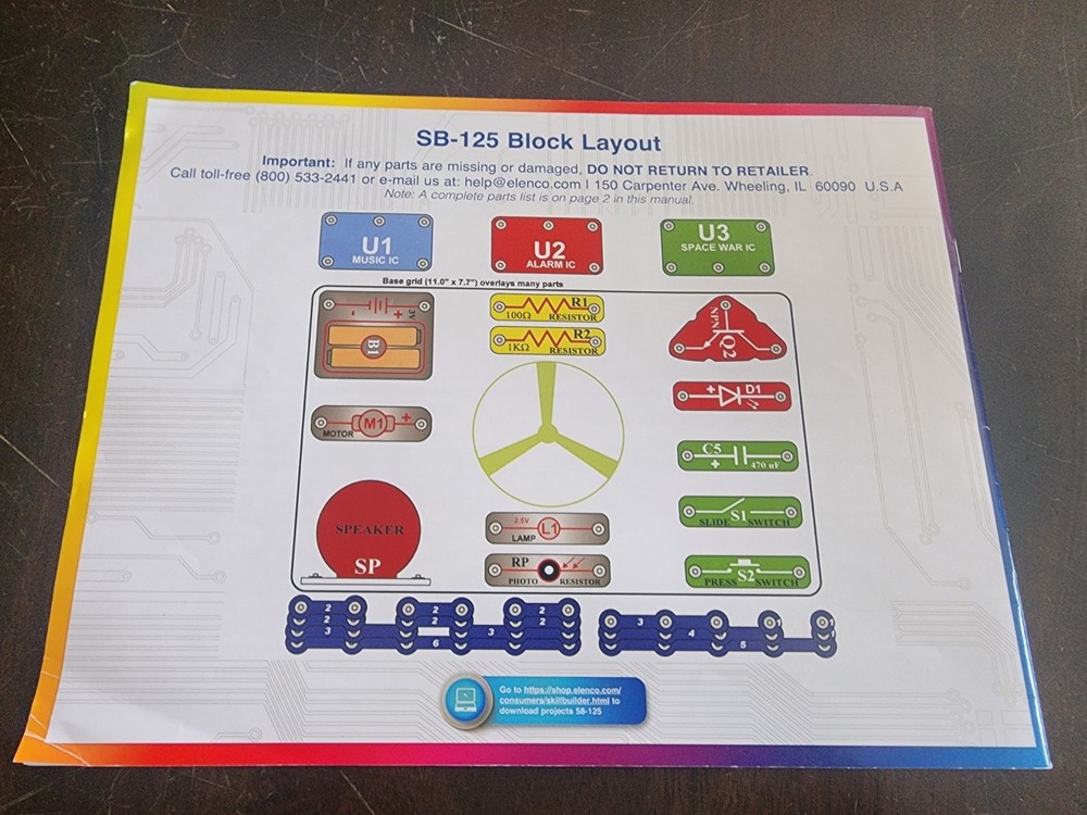 Snap Circuits Explorer Instruction Manual Only Projects 1-57