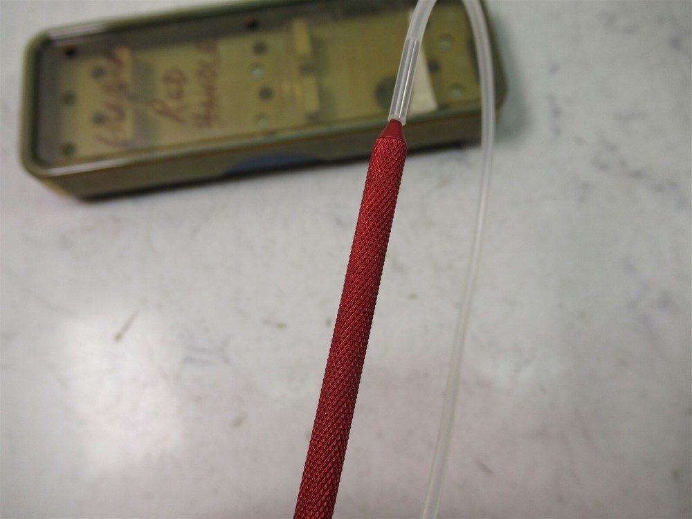 Ocular Instruments Landers Bicon Vitrectomy Lens w/ Case Biconcave Red Handle