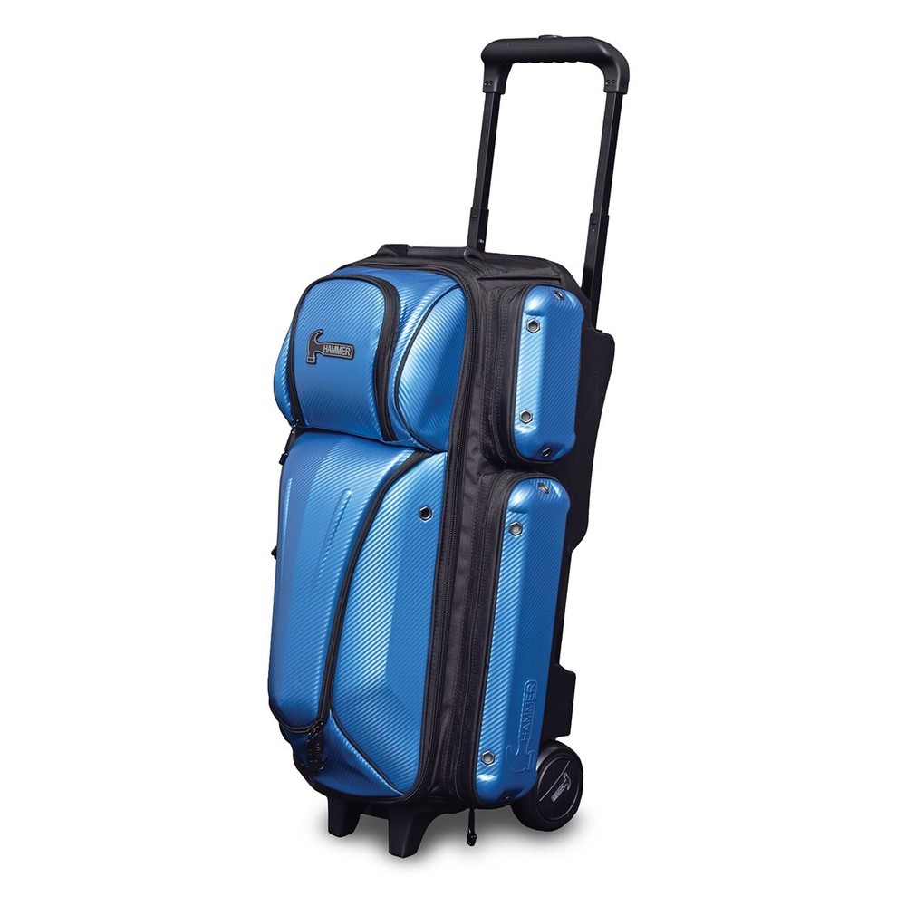 Hammer Carbon Shield Blue 3 Ball Roller Bowling Bag
