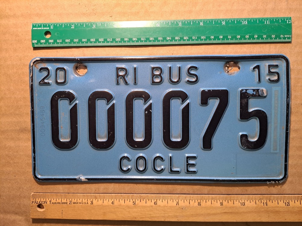 License Plate, Panama, 2015, Passenger, 0000 75