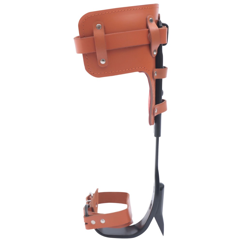 Adjustable Tree Climbing Spike Set Pole Climbing Spurs Steel Climber Strap Gaffs