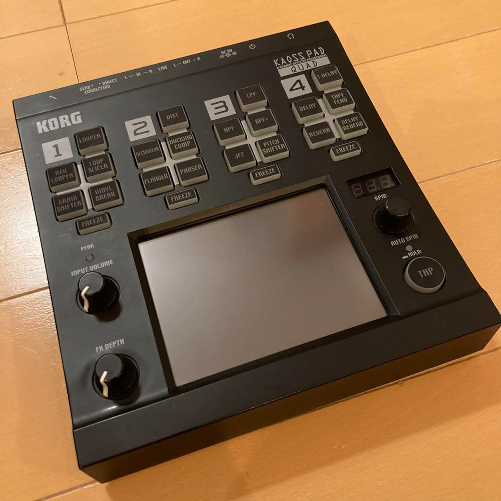 Korg Dynamic Effect Processor Kaoss Pad Quad KP-Quad Working Used