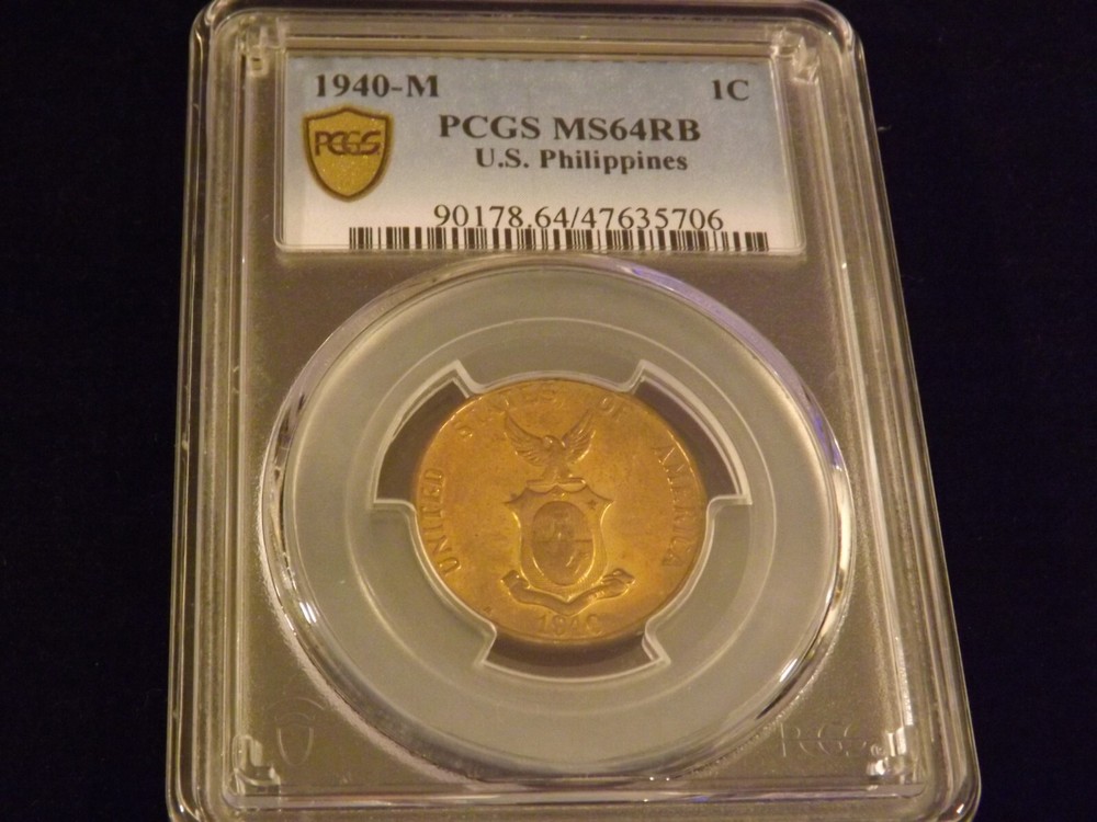 1940-M   Philippines   PCGS  MS 64 RB