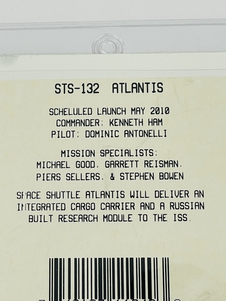Nasa STS-132 Atlantis - Bronze Medallion Launched May 2010