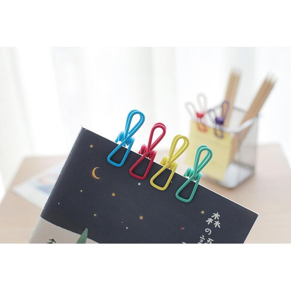 40 Pcs Colorful Clothespins Utility Clips Blanket Bright Colored