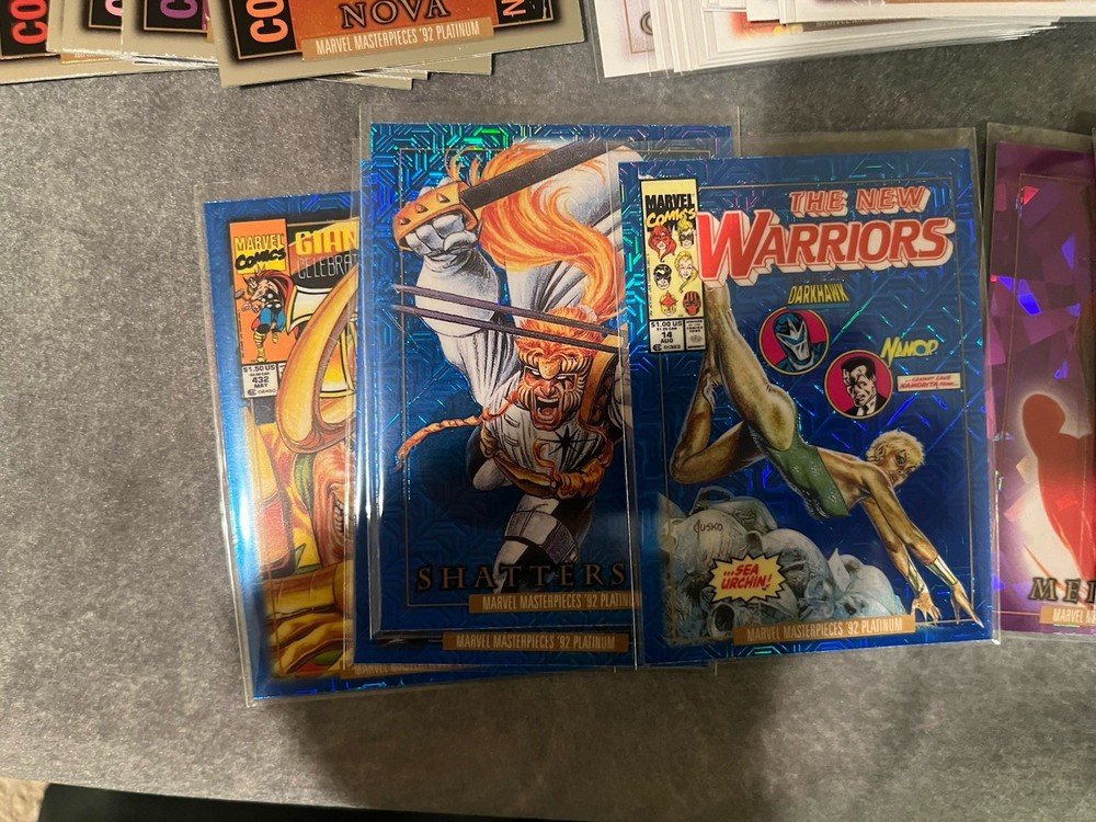 2024 UD Marvel Masterpieces '92 Platinum *YOU PICK* Base, Parallels & Inserts