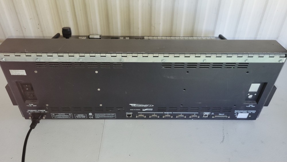 Ross Synergy 1 Digital Production Switch Board Control Panel Selling Not Working