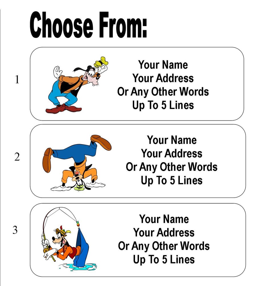 30 Goofy Personalized Address Labels