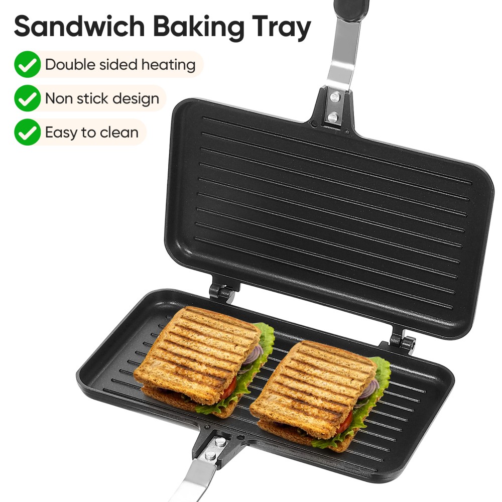Double-sided Bakeware Baking Plate Sandwich Baking Mold Frying Pan