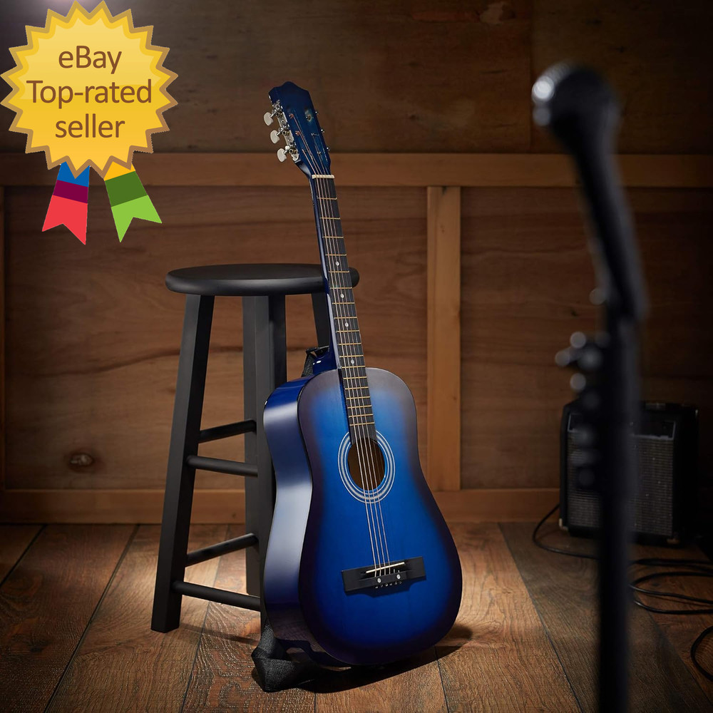 38-Inch Beginner Acoustic Guitar Package Basic Starter Kit W/Gig Bag Strings
