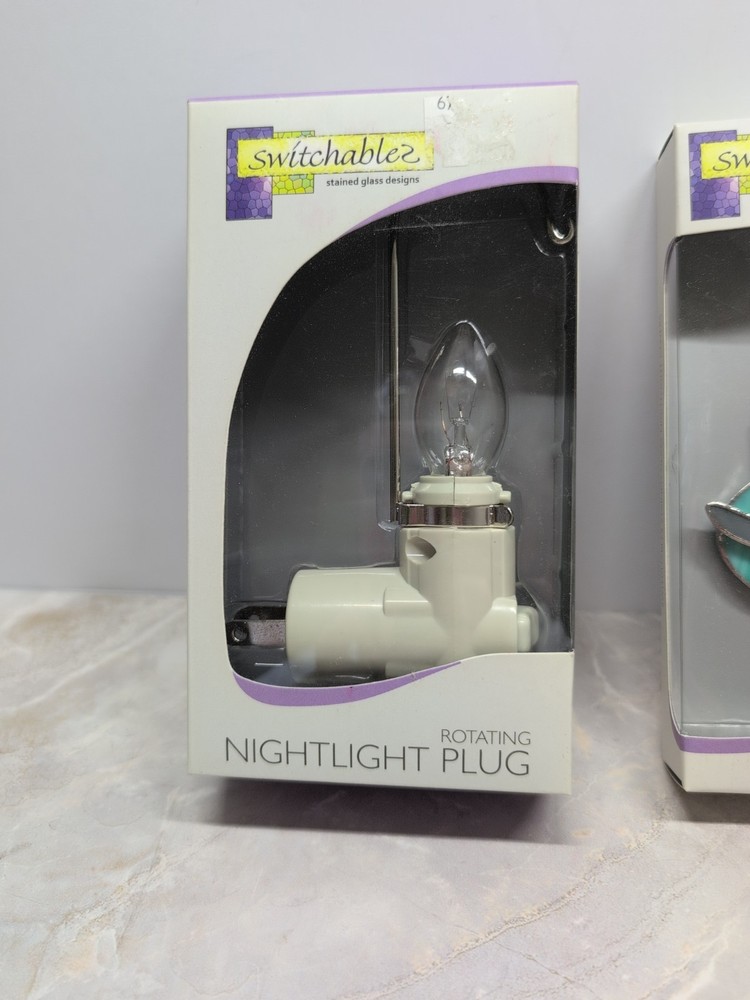 Switchables-Stained Glass Night Light Cover & Light (2pc) - Coffee or Tea Cup