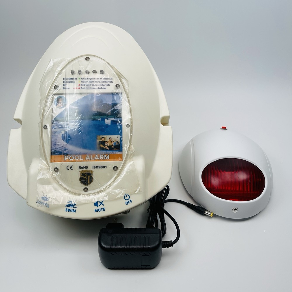 Safety Technology Pool Alarm System Wireless Range 400ft Sound Alarm