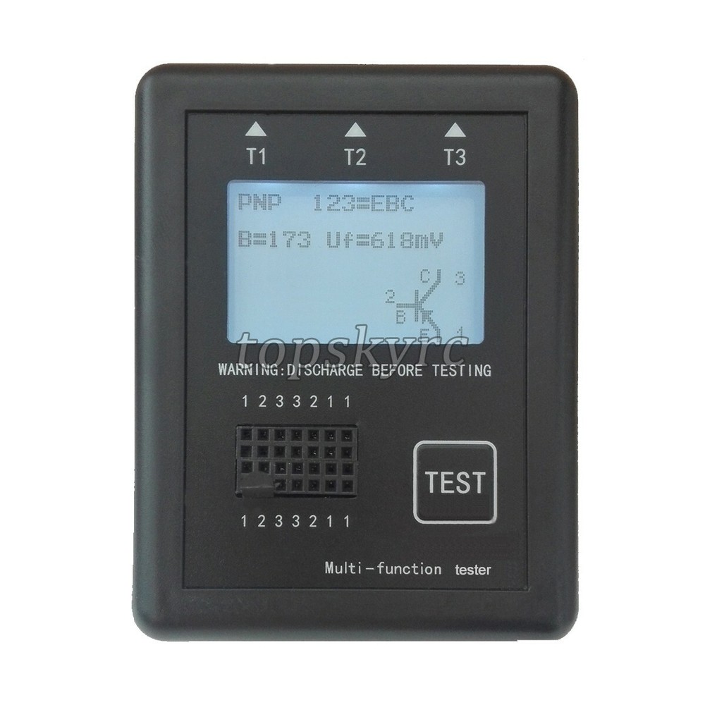 Graphic M8 Transistor Tester Diode Inductance Capacitance ESR Mutifunction Meter