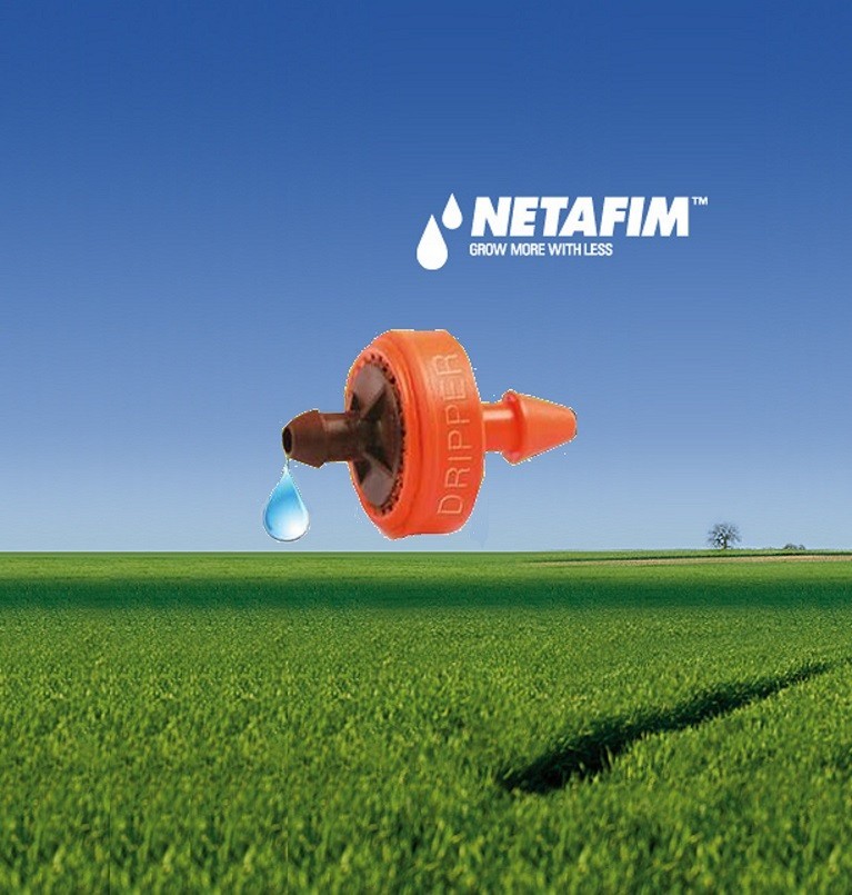 100 Netafim PCJ Drippers Button Emitters Drip Trickle