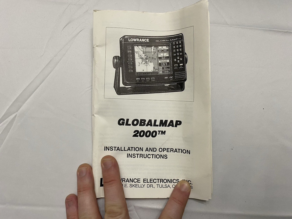 Lowrance GlobalMap 2000 Marine GPS Chartplotter Navigation Global Map Eagle
