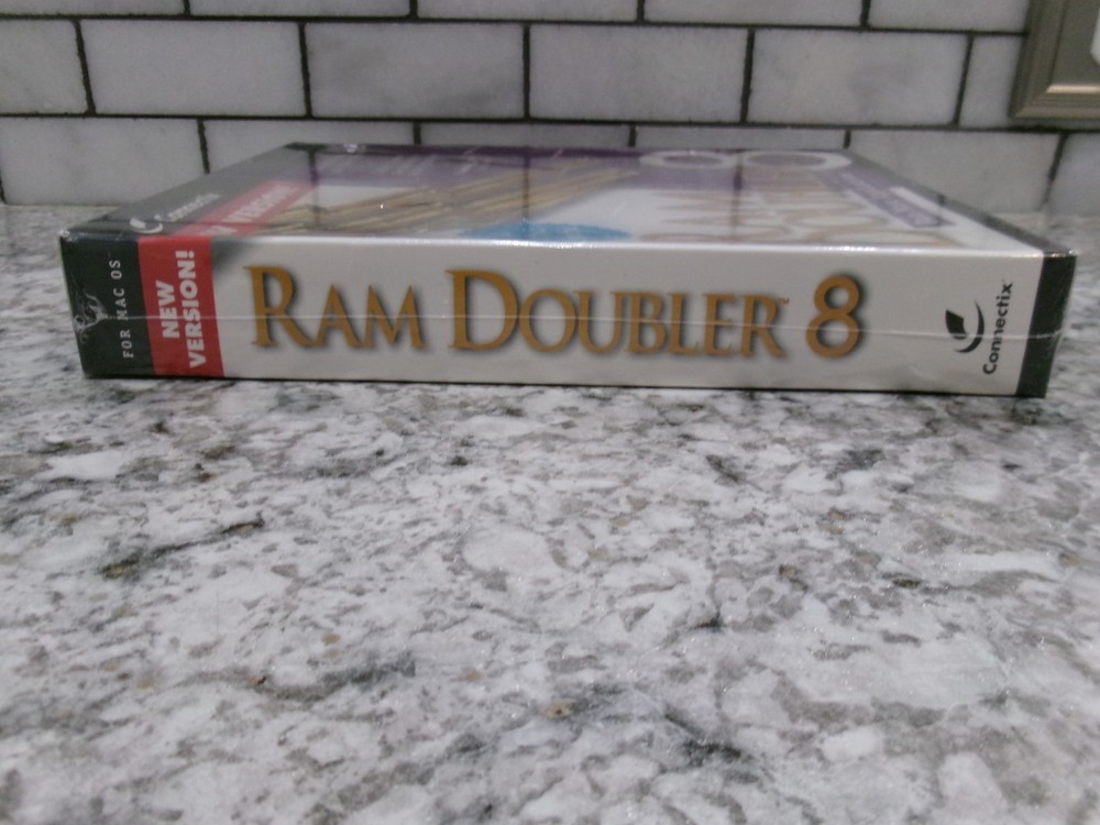 Connectix RAM Doubler 8 Software, Mac OS, Vintage, 1994, Un-Opened