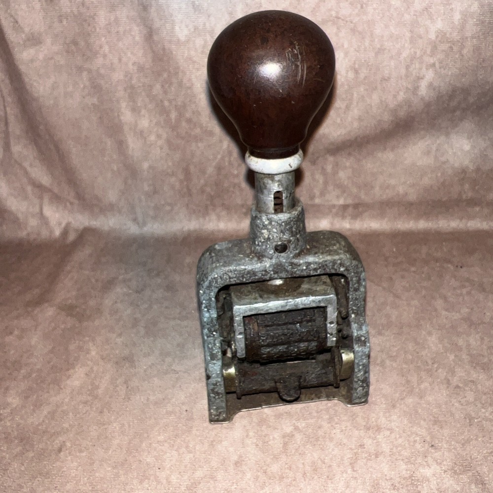 Vntg Bates Multiple Movement Numbering Machine Stamp For Parts Or Prop