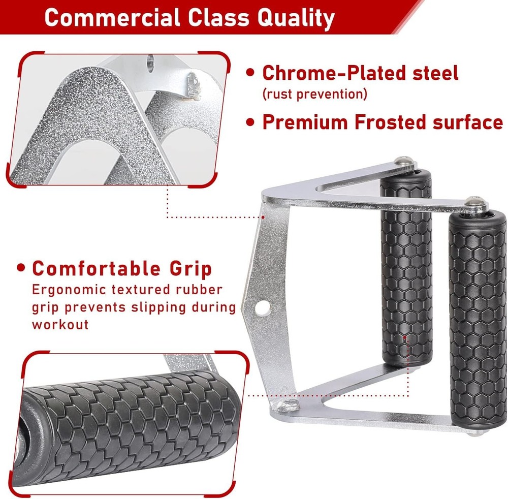 Durable Double D Grip Handle Landmine Attachment for Optimal Workout Performance