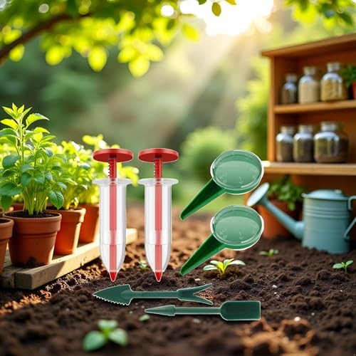 6Pcs Mini Sowing Seed Dispenser,Planter Tool, Handheld Seed Planter, Seed