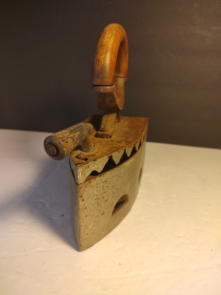 Antique Victorian Coal Clothes Iron