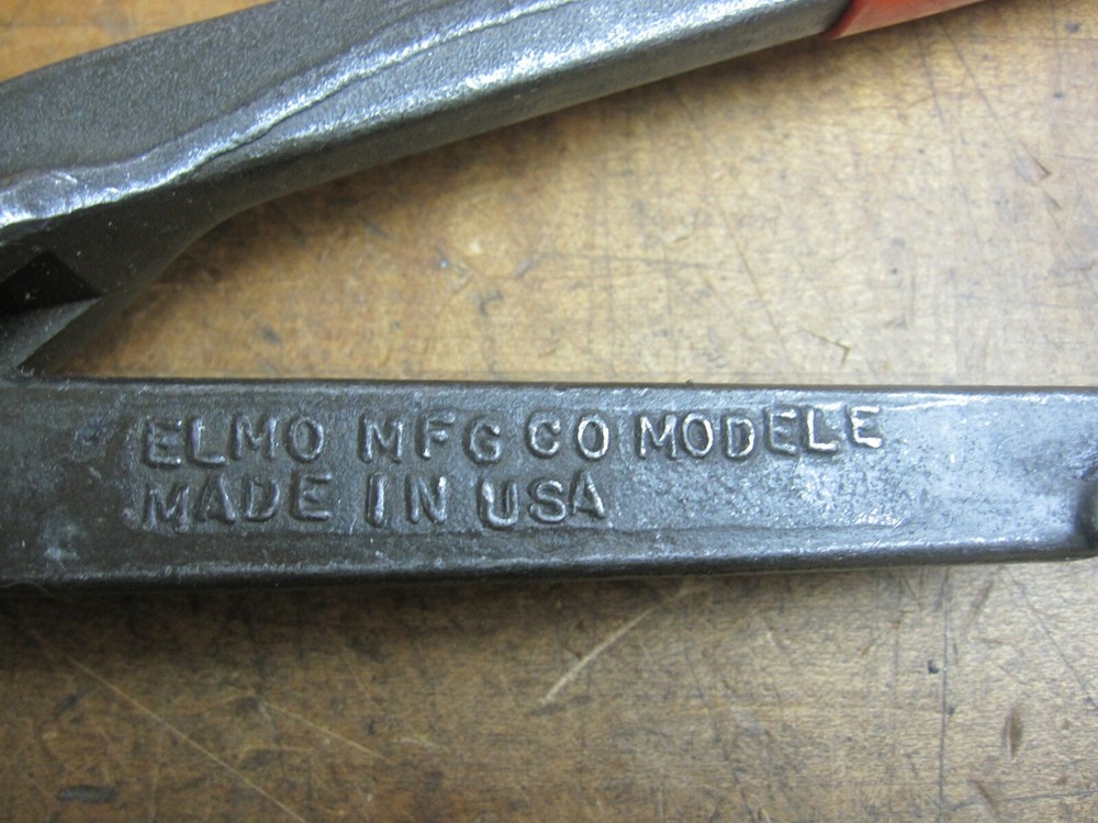 Elmo Mfg model E safety banding strap cutter