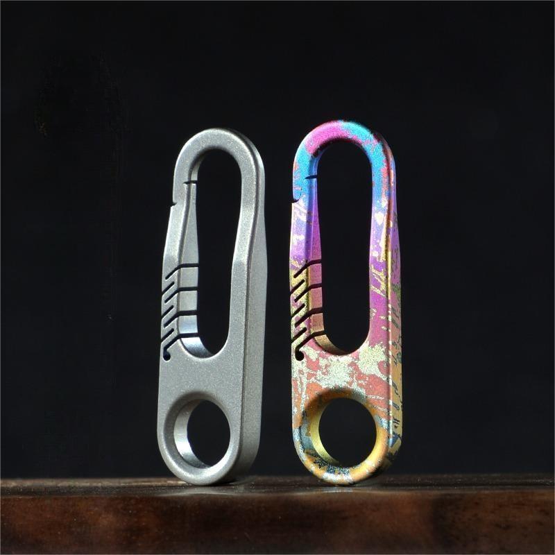 1PC Titanium Zipper Pull Replacement Detachable Zipper Puller Zipper Pull Tab