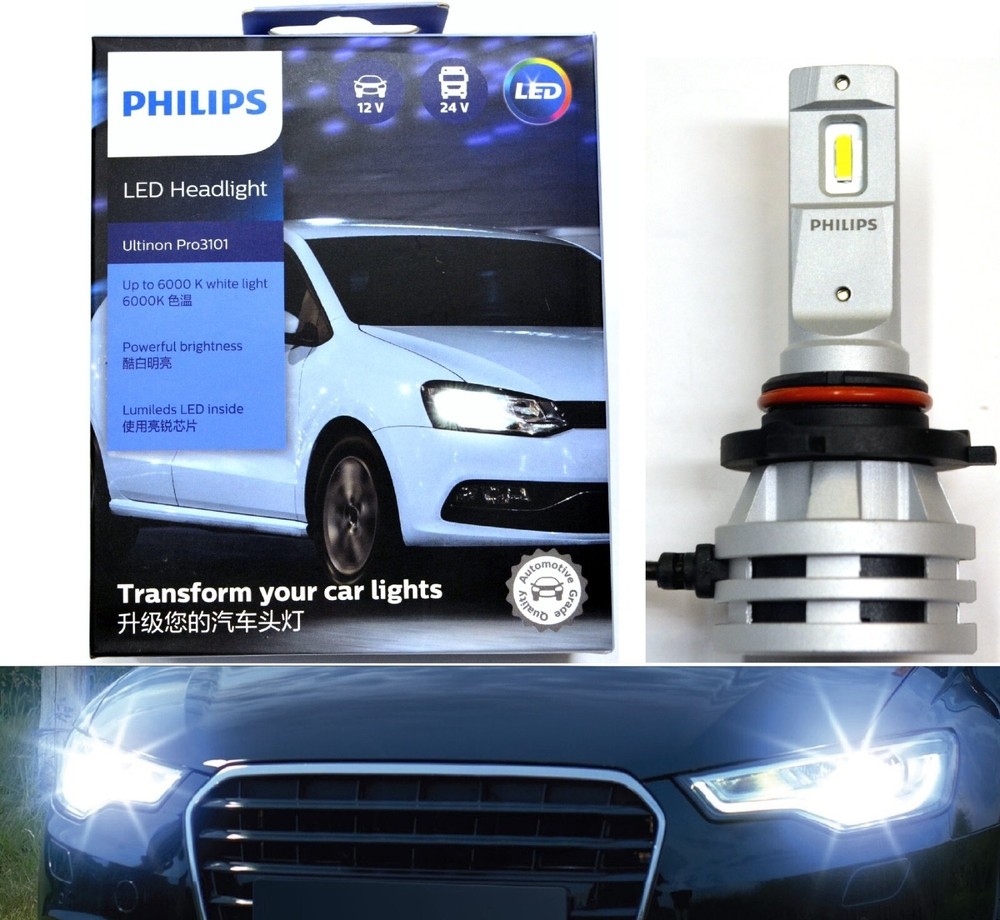 Philips Ultinon Pro3101 LED White 9005XS Two Bulbs Head Light High Beam Replace