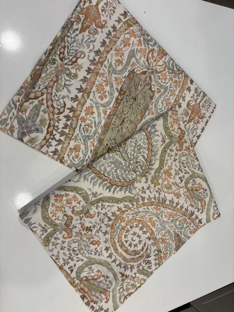 2 Pottery Barn Agatha Paisley Standard shams