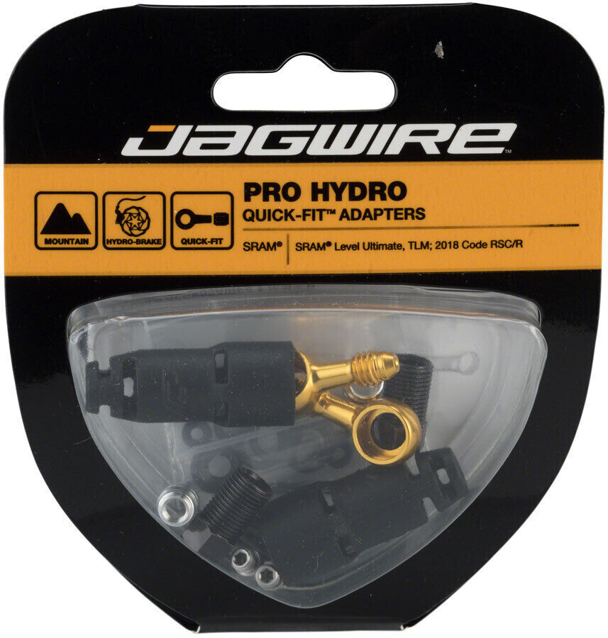 Jagwire Pro Brake Hydraulic Hose Quick-Fit Adapter Kit SRAM LEVEL ULTIMATE Code