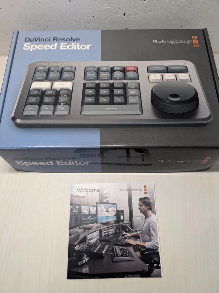 Blackmagic Design DaVinci Resolve Speed Editor without Studio Software jp