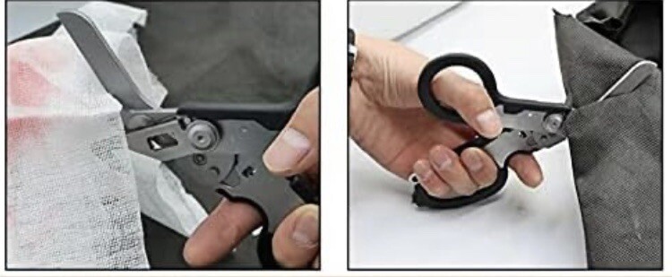 Raptor STYLE Tactical Multi Tool Rescue Shears Black