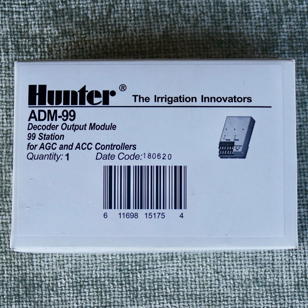 Hunter ADM-99 Decoder Output Module - 99 station AGC ACC controllers irrigation