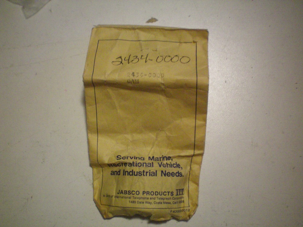 JABSCO #2434-0000  CAM, FREE FREIGHT