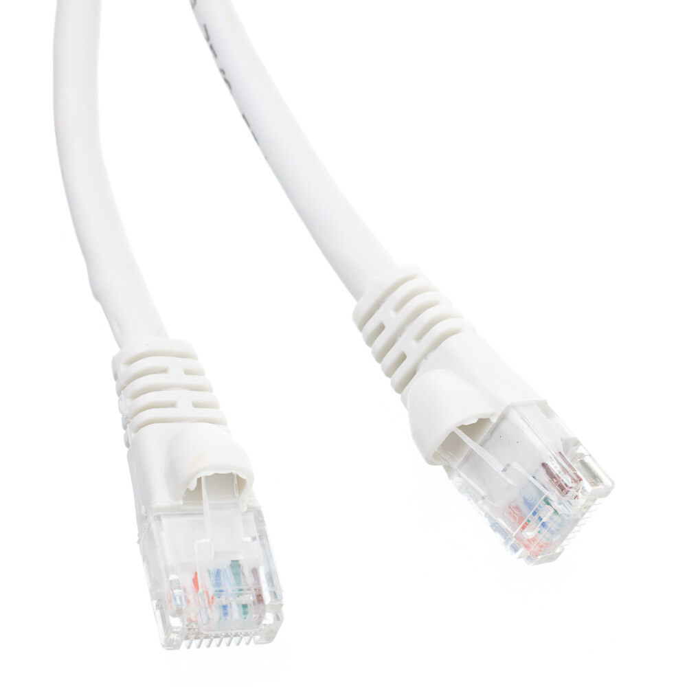 Snagless 4 Foot Cat5e White Network Ethernet Patch Cable