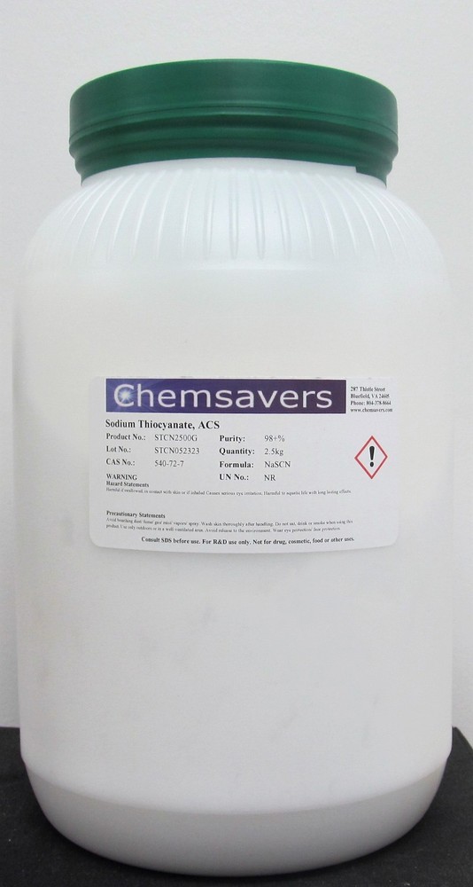 Sodium Thiocyanate, ACS, 98+%, 2.5kg