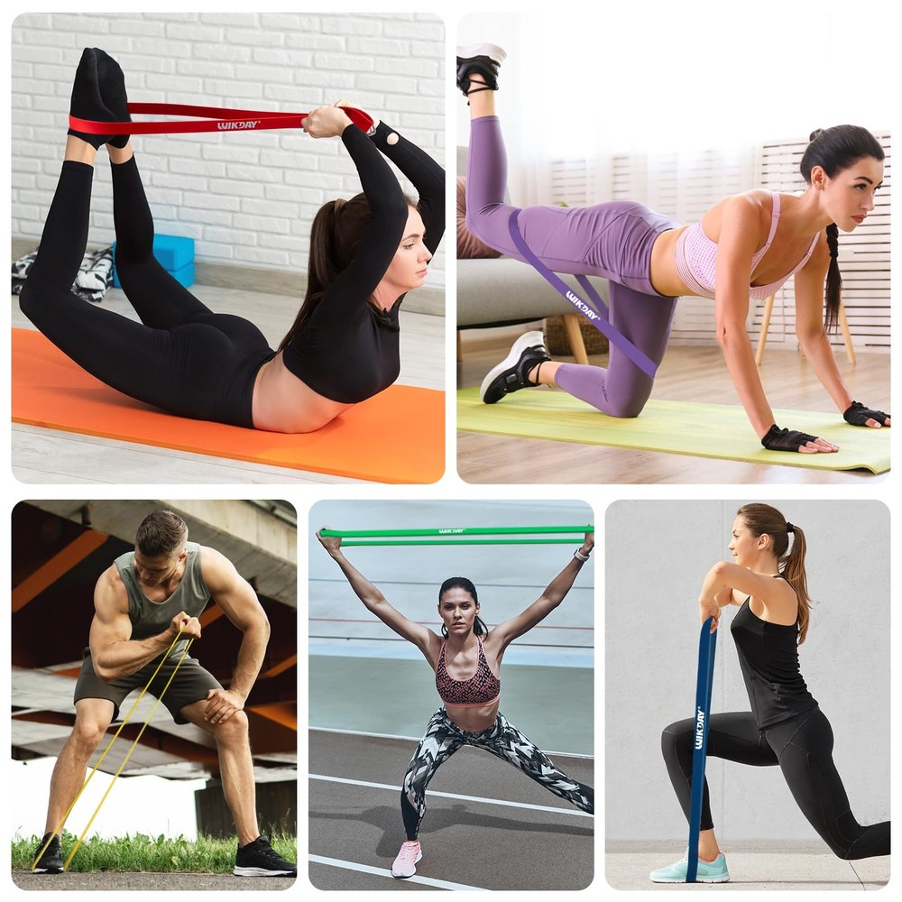 Resistance Bands for Working Out, Exercise Bands, Workout Bands, Pull Up Assi...